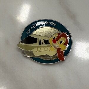 Disney Chip Dale Monorail Walt Disney World Enamel Pin Collectible
